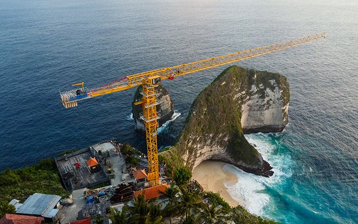 打卡“千岛之国” “徐工金”助建东南亚第一高电梯