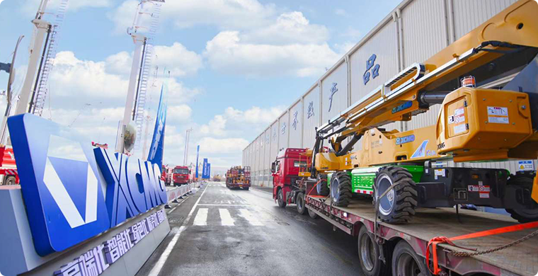 徐工高空作业平台2024年度开门红批量发车