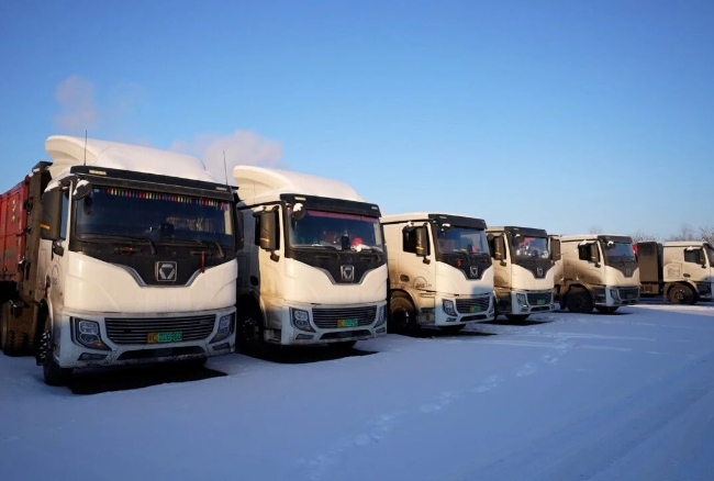 穿越-30℃寒潮！徐工新能源重卡驰骋西北能源运输动脉